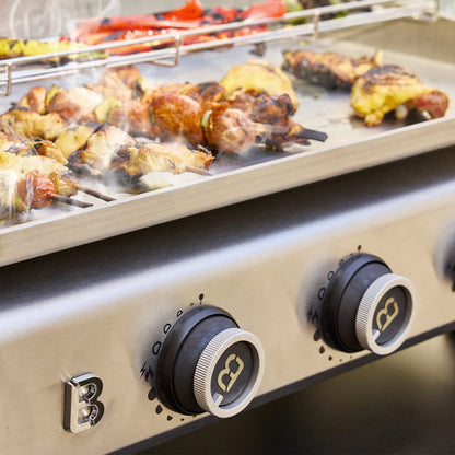Plancha SILVIA II G EVO Inox 3 feux