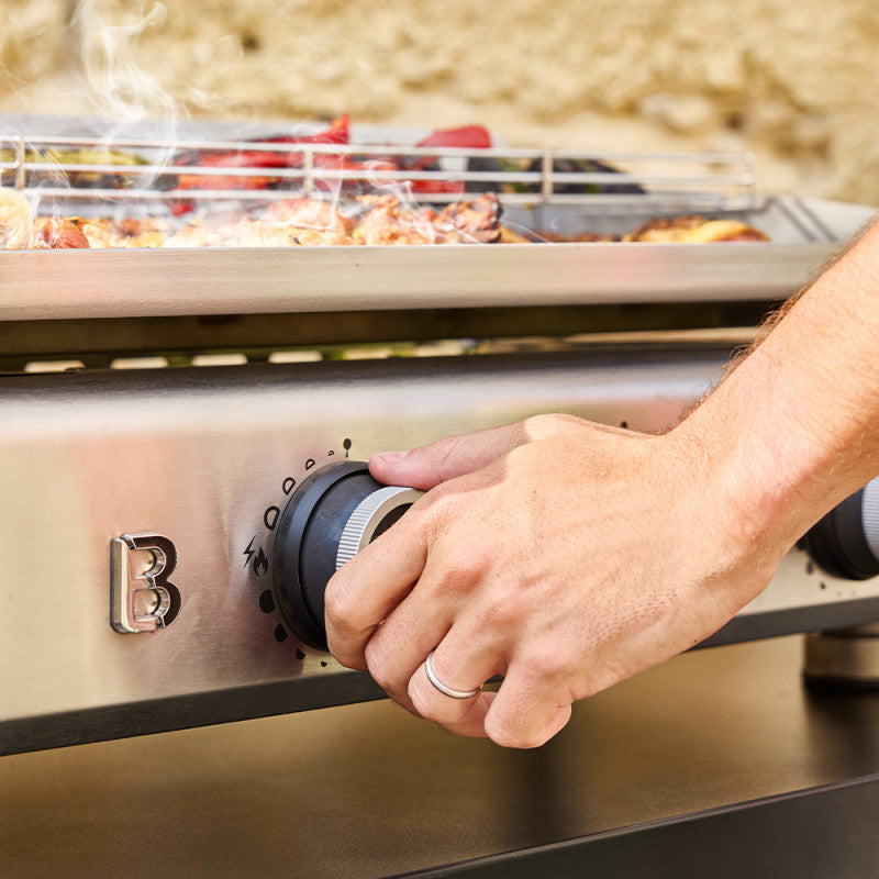 Plancha SILVIA II G EVO Inox 3 feux